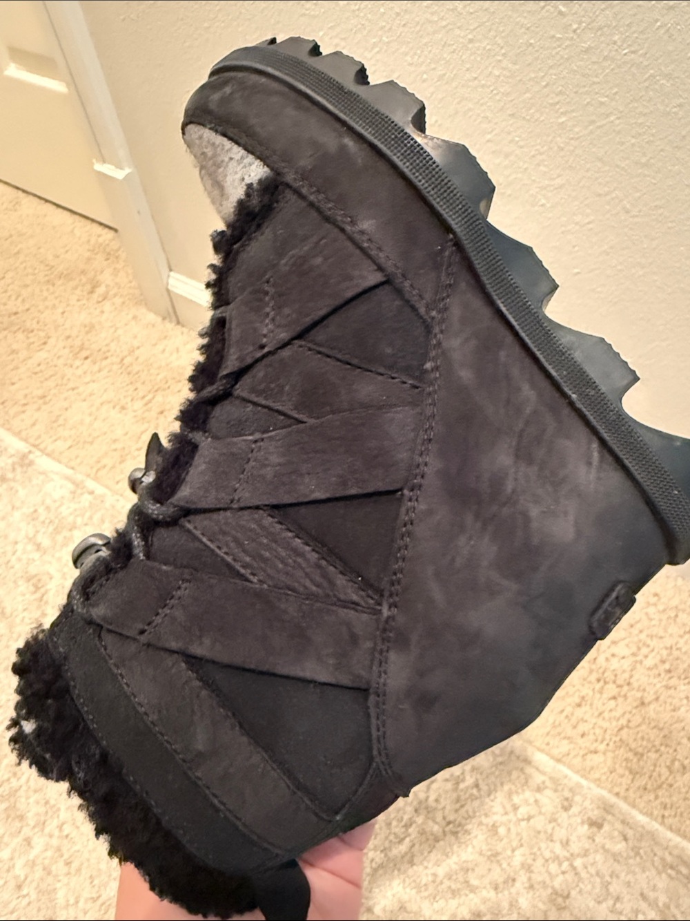 Sorel Joan of Arctic Wedge II Suede Lace Up Booties Size 6.5 - Picture 8 of 12